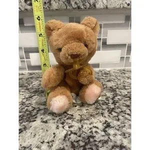 Russ Toys Vintage Russ Berrie Bibi Baby Bear Pacifier Stuffed